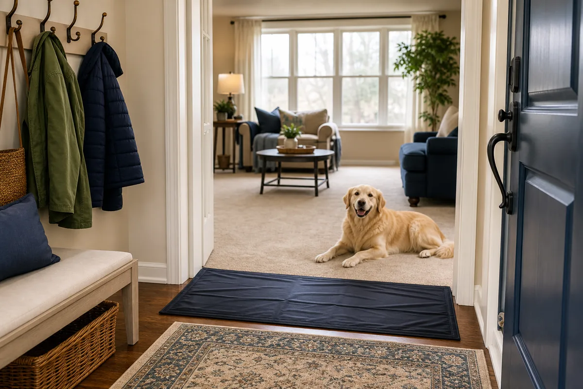Finished carpet and upholstery cleaning across northwest indiana area in a Hammond home