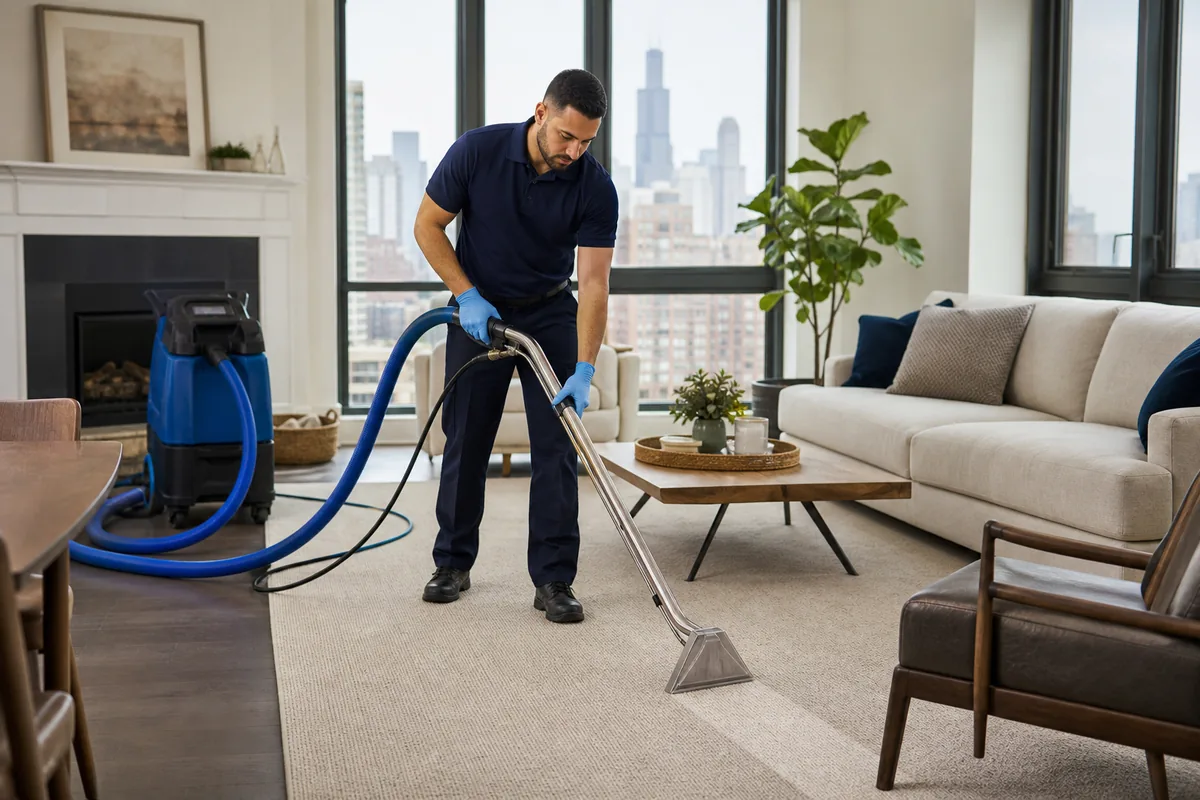 Finished looking for carpet cleaning near me in hammond area in a Hammond home