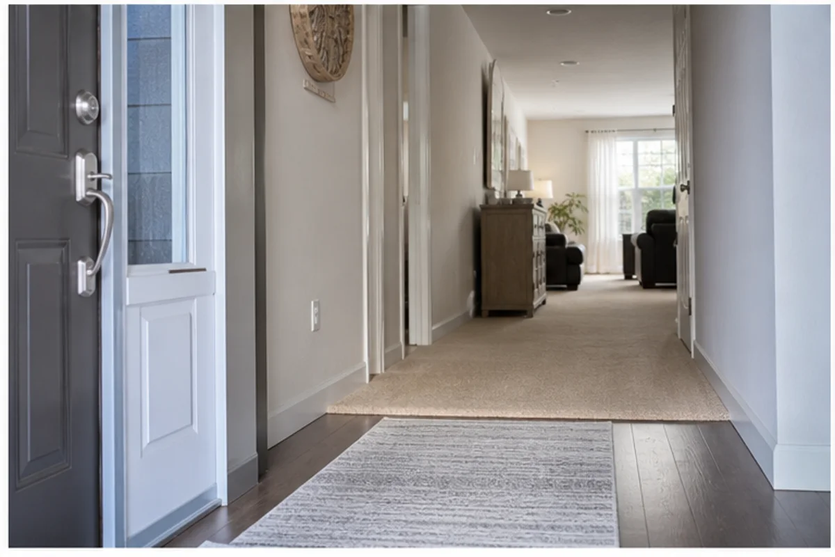 A Griffith interior prepared with a clear access path for pet odor removal