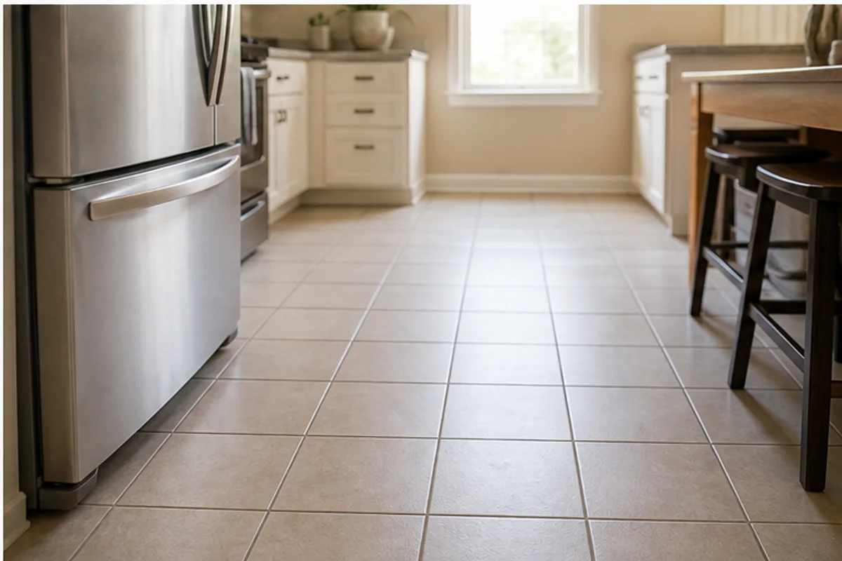 Finished tile & grout cleaning in hammond, indiana area in a Hammond home