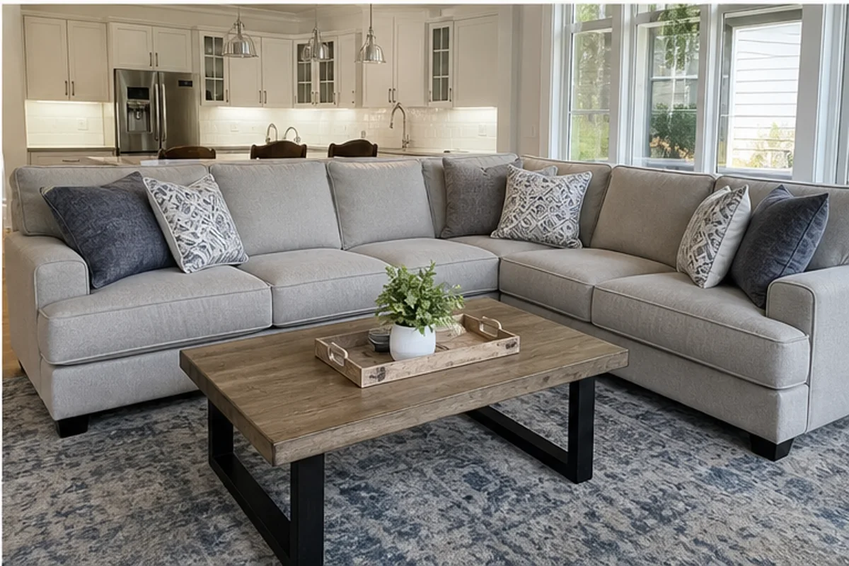 Finished upholstery cleaning in st. john, indiana area in a St. John home